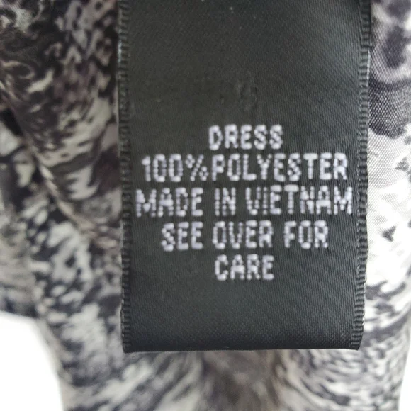 AGB Snakeprint B&W Shirt dress Sz 4 - EUC - Picture 7 of 8
